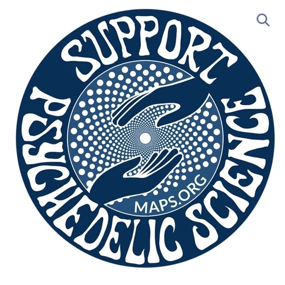 Maps.org Support Psychedelic Science Sticker, For Bundles Only - Picture 1 of 3